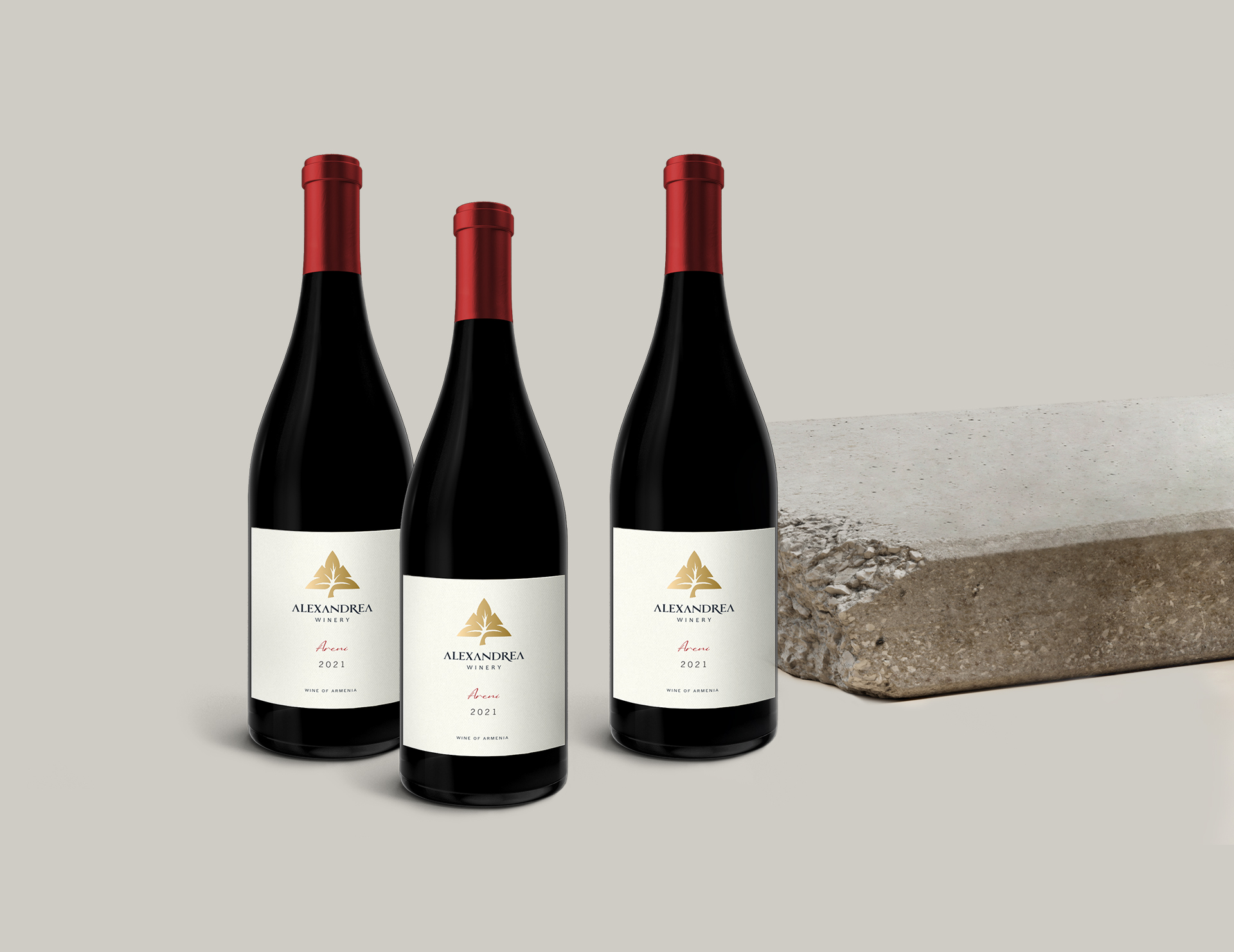 ALEXANDREA WINERY BRANDING