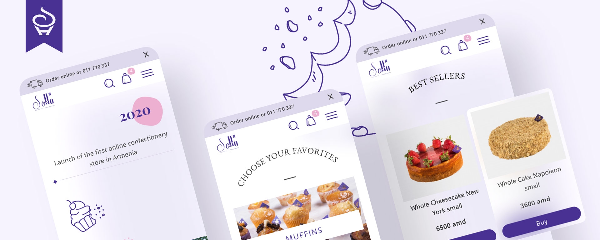 ECOMMERCE WEBSITE FOR SOHO PATISSERIE & CHOCOLATERIE