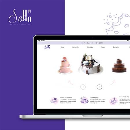 ECOMMERCE WEBSITE FOR SOHO PATISSERIE & CHOCOLATERIE