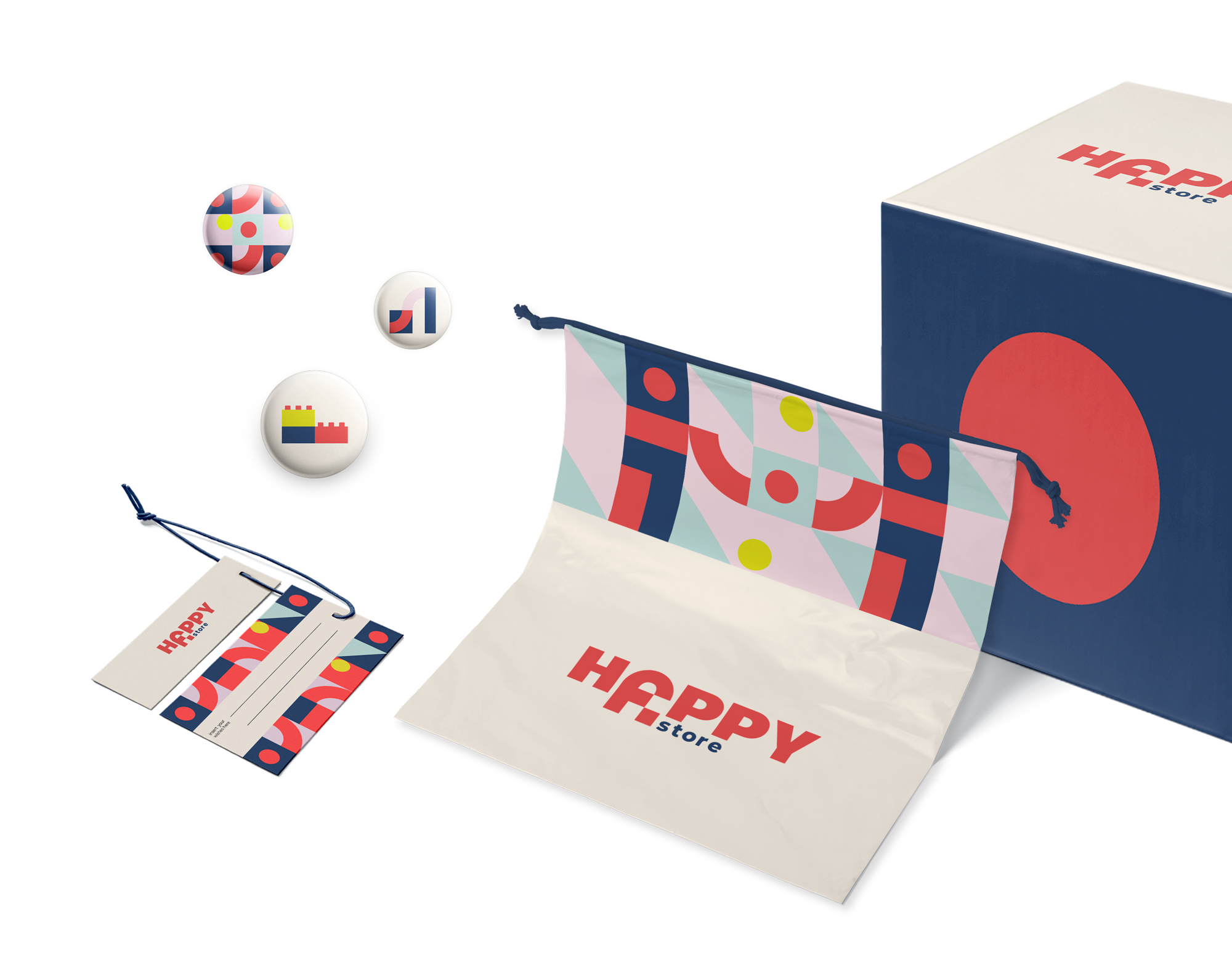 Концепция брендинга Happy Store