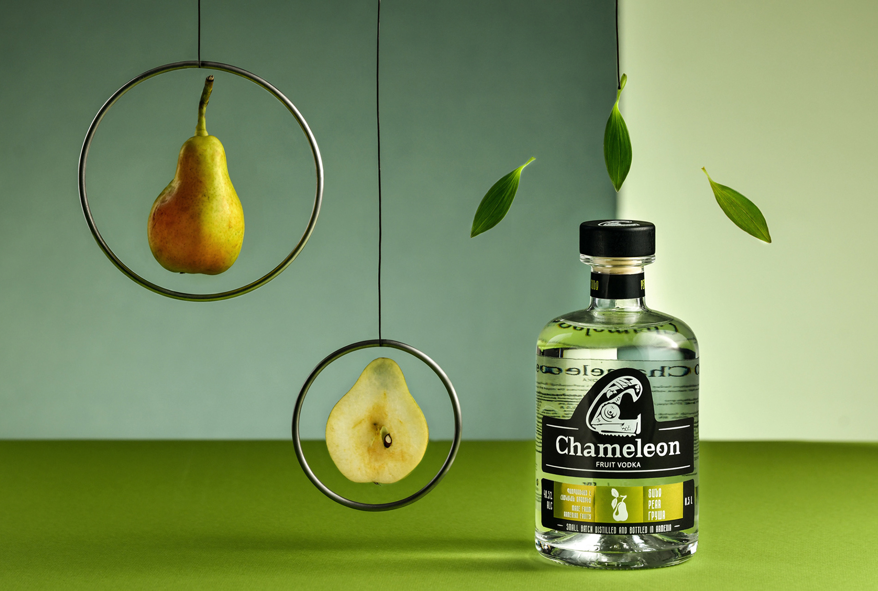 CHAMELEON FRUIT VODKA BRANDING